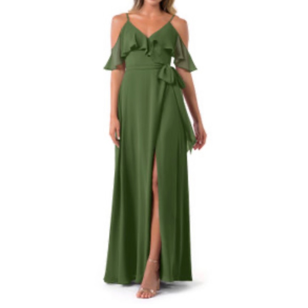 Azazie Bridesmaid Dress (Olive)